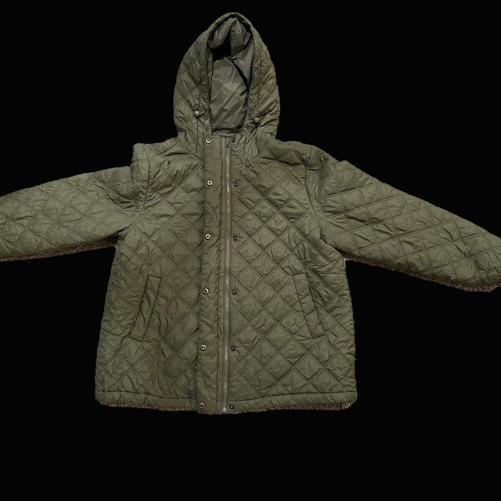 Madewell - Army Green - Quilted Jacket - Women's -XL